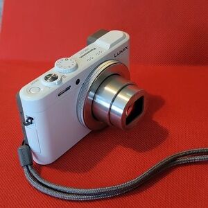 Panasonic LUMIX Silver and White Camera